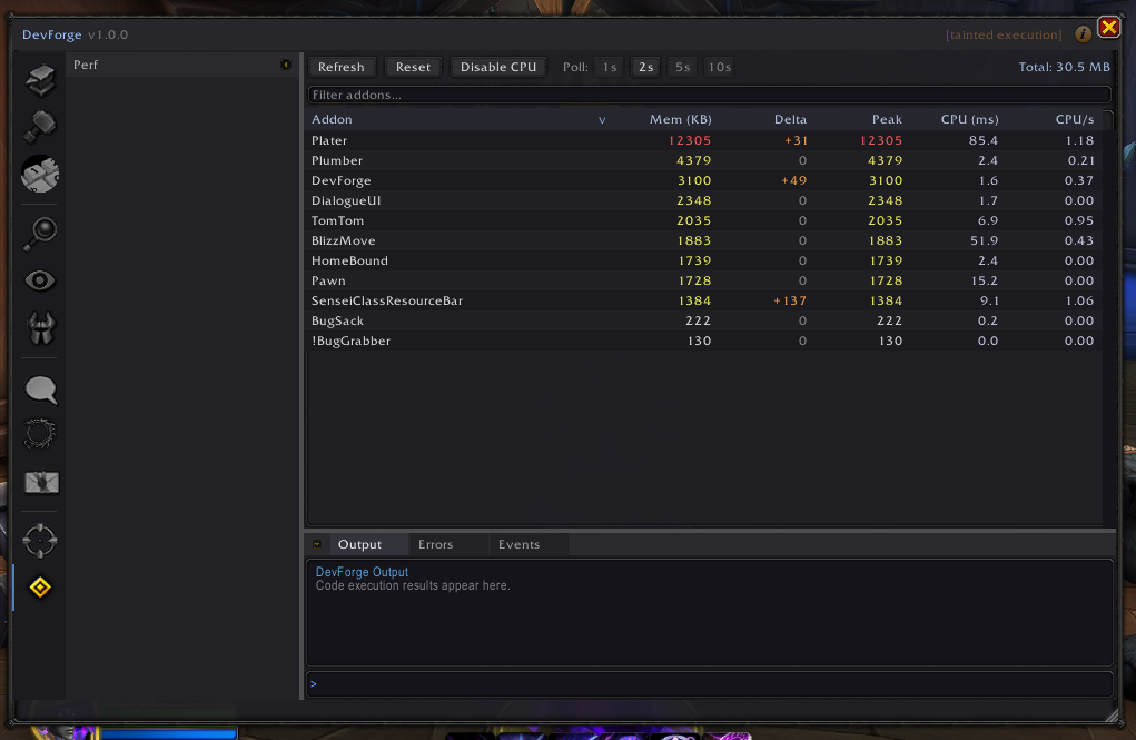 DevForge CPU Performance